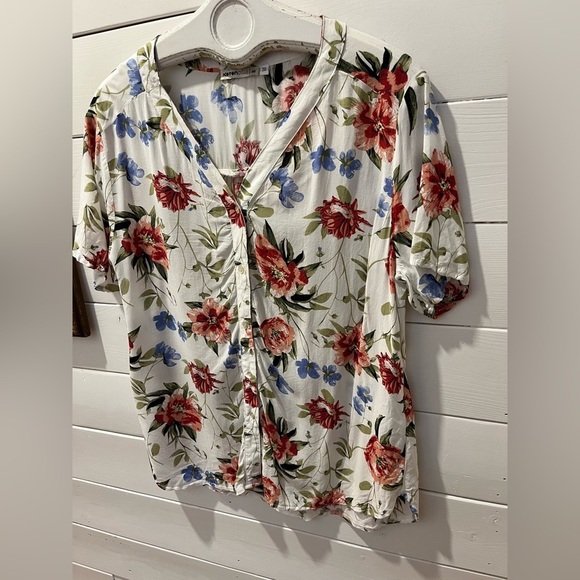 Floral Viscose Blouse - Koton Plus (Size 46 / UK 20) - Picture 7 of 9